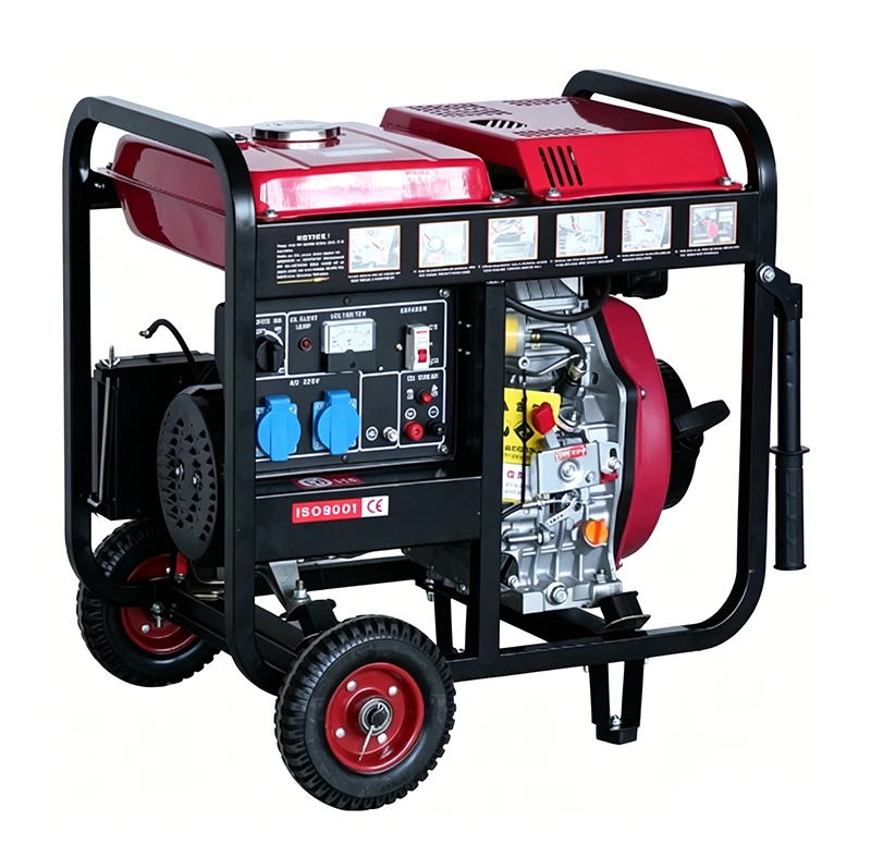 Gerador a diesel de estrutura aberta de 3 a 10 kW